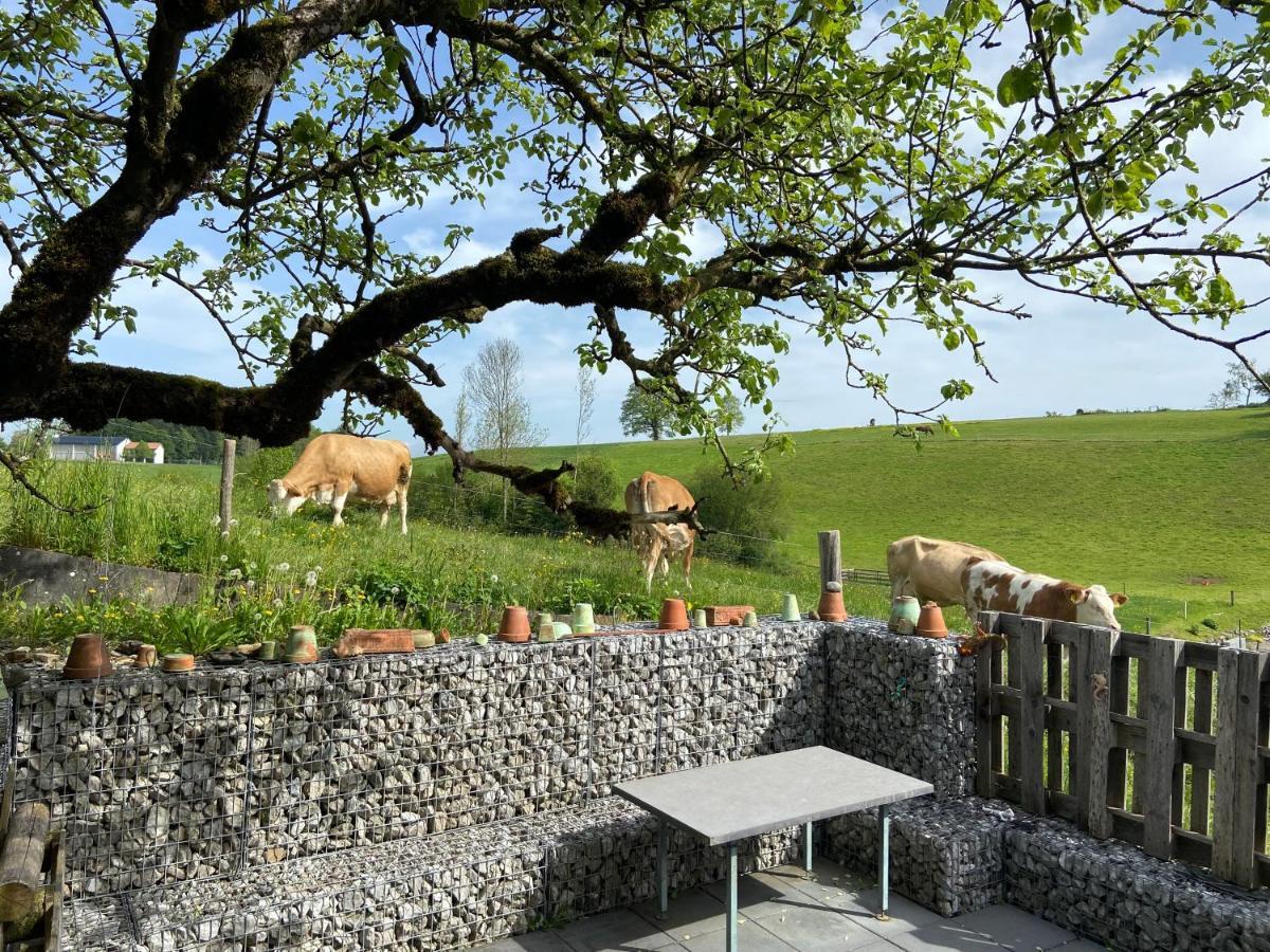 Naturnahe Familienwohnung Ruschegg Exterior foto